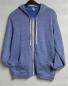 Preview: Unisex Triblend Kapuzen Sweatjacke  blue triblend