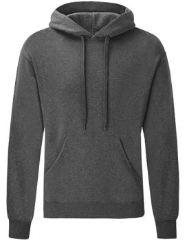 Hooded Sweat Classic dark heather grey