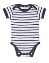 Baby  Bodysuit Miles Striped white-navy